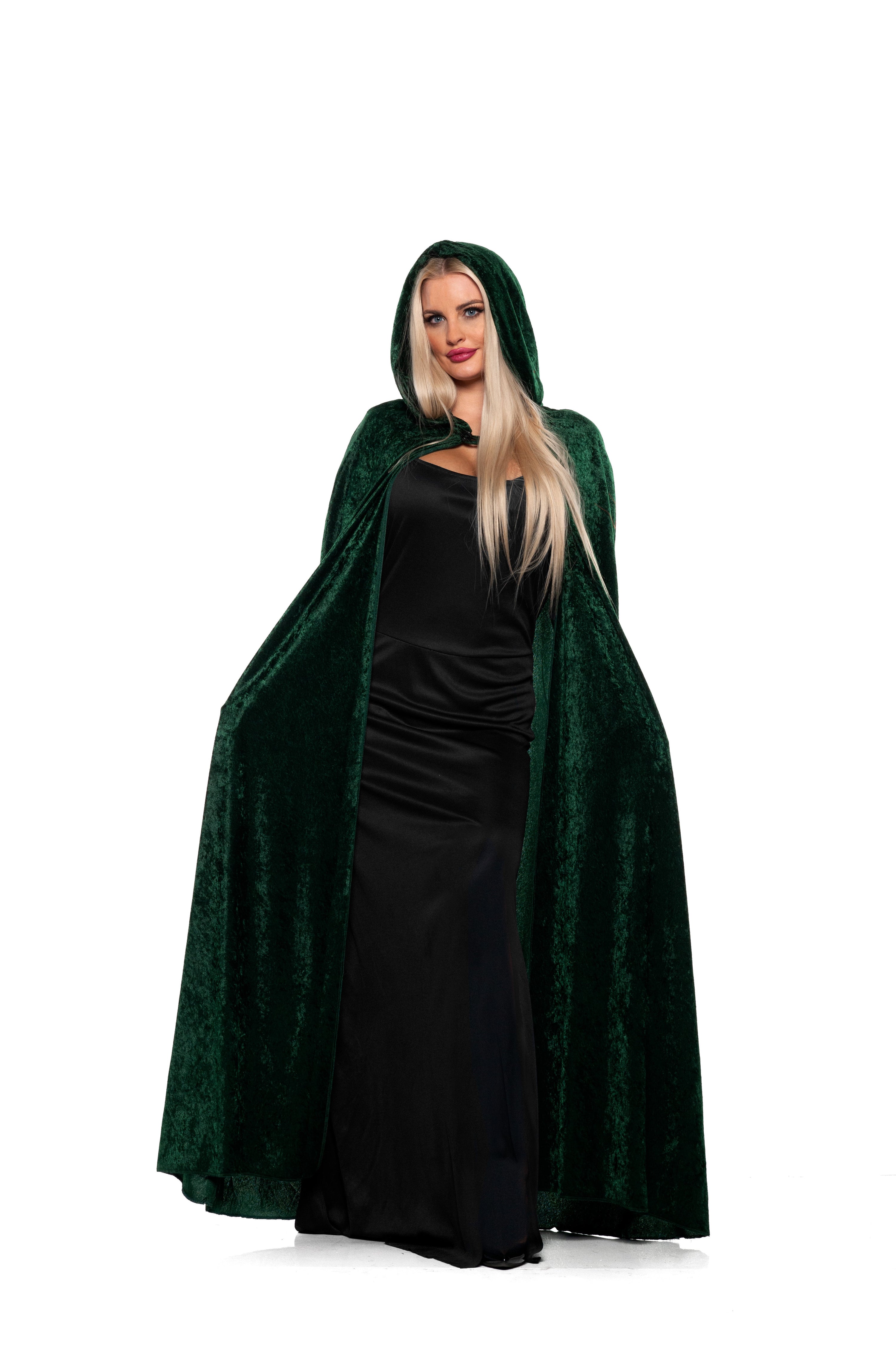 Green witch cape