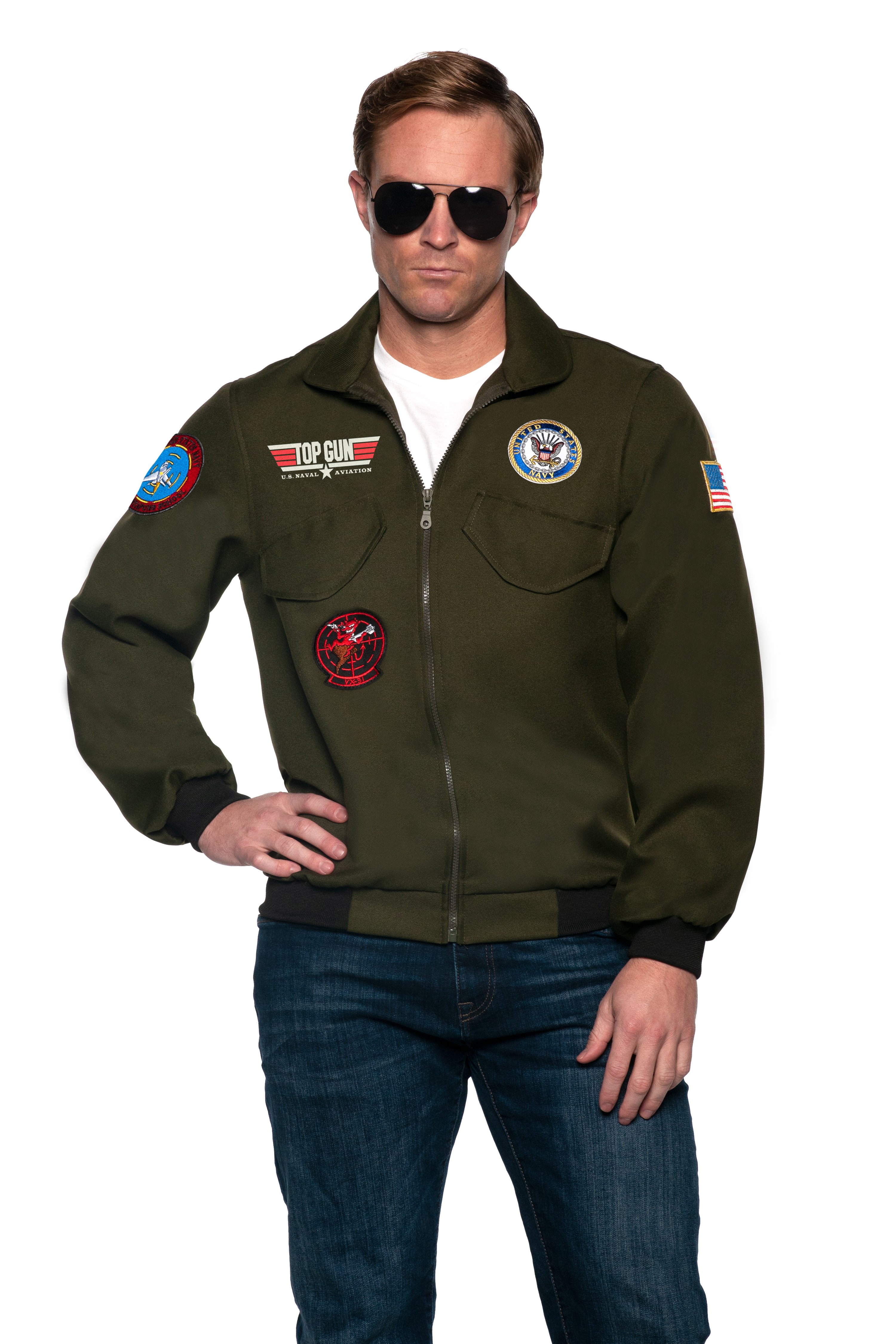 Veste pilote Top Gun unisexe