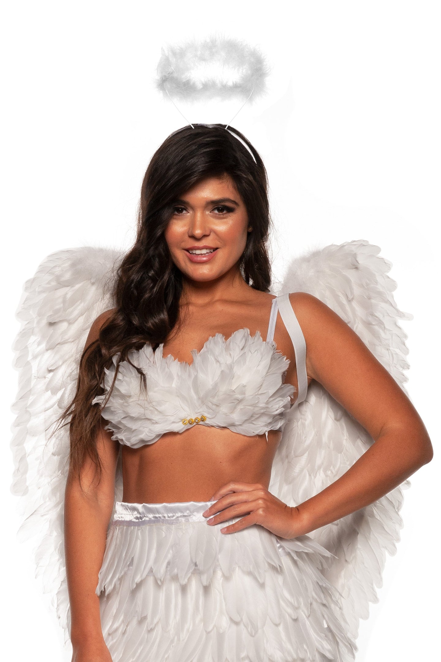 White angel halo