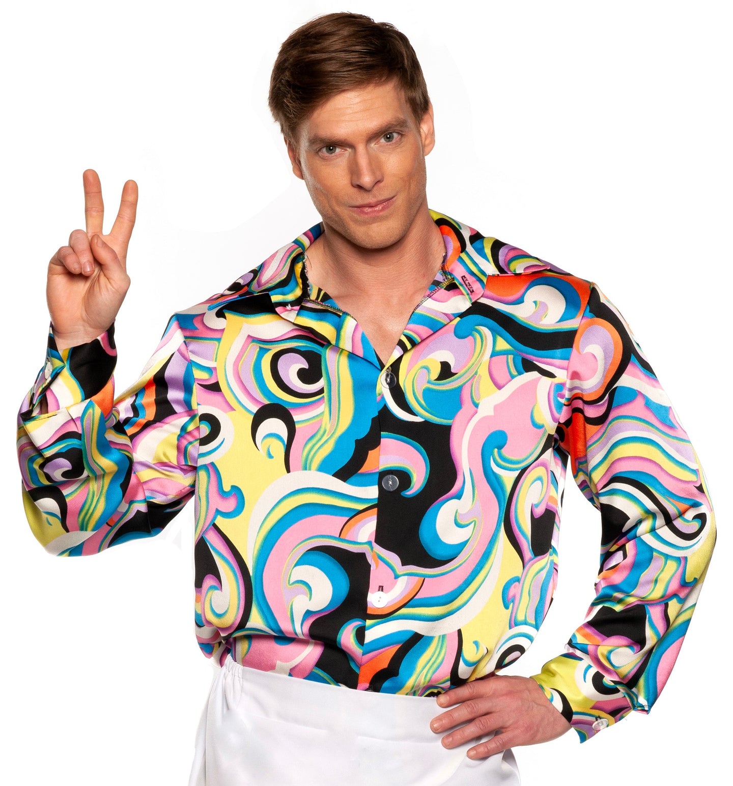 Multicolored 60s-70s Costume - Men
