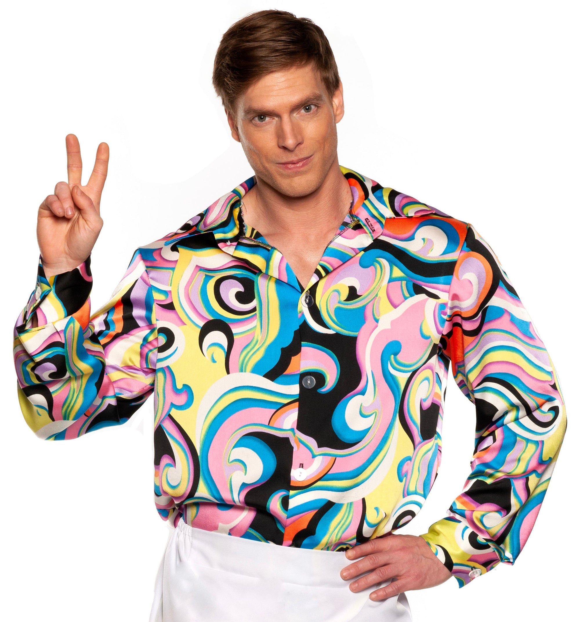 Costume années 60-70 multicolore - Homme