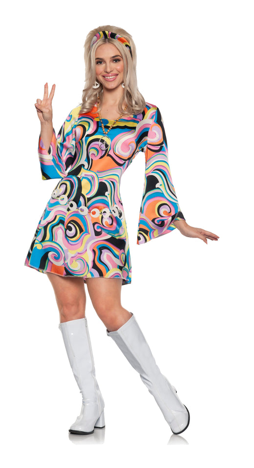 Multicolored 60s-70s Costume - Woman