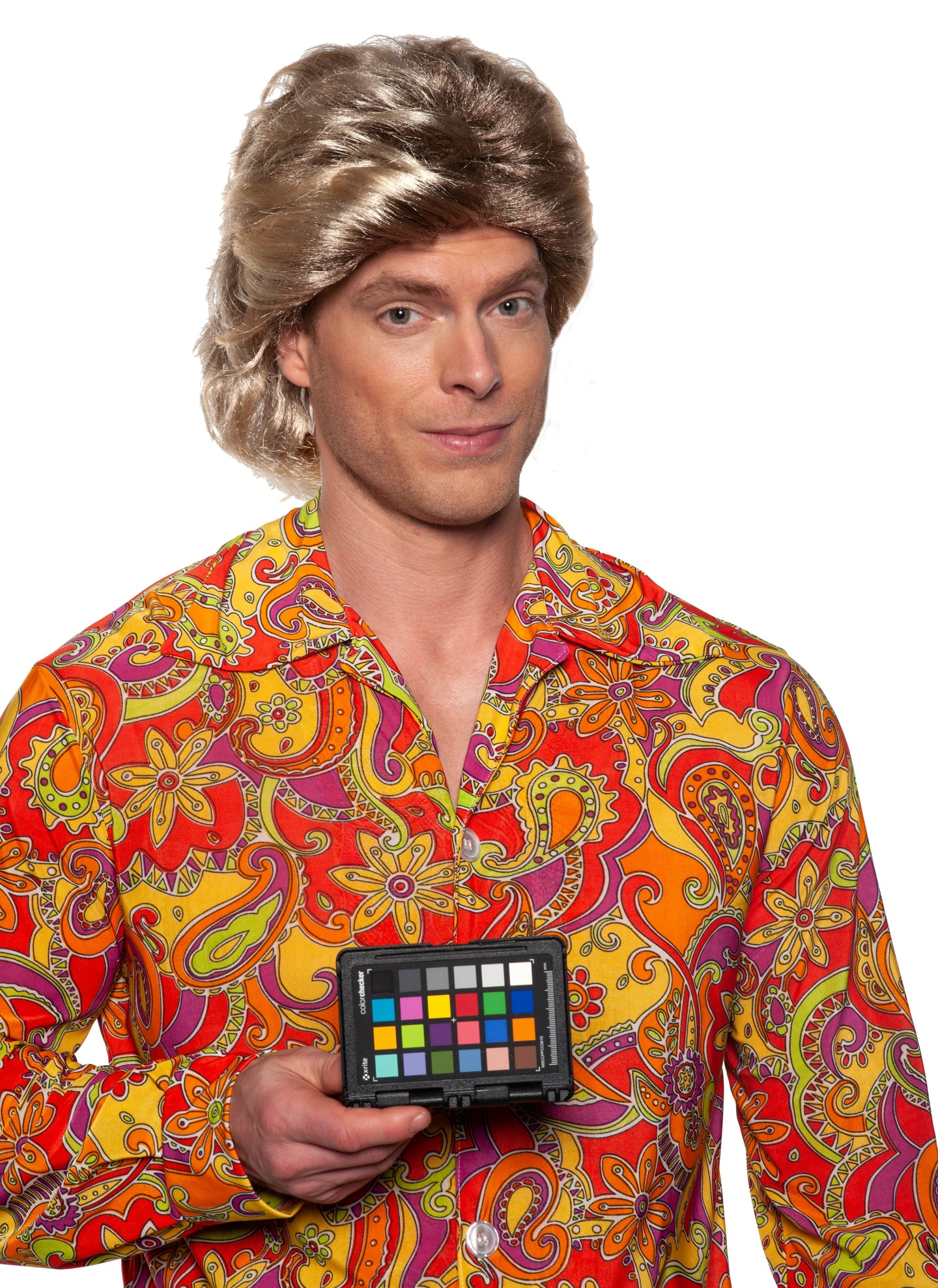 Perruque disco années 70/homme années 80 – blonde