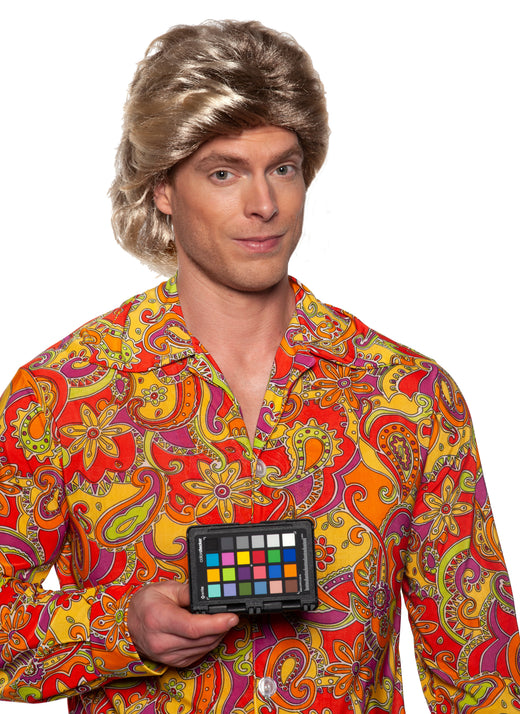 Perruque disco années 70/homme années 80 – blonde