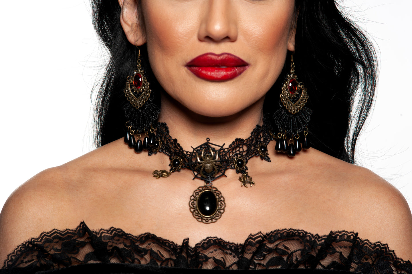 Collier araignée