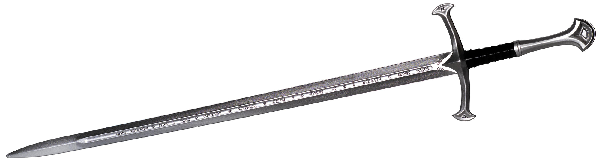 Épée mousse argent courbée