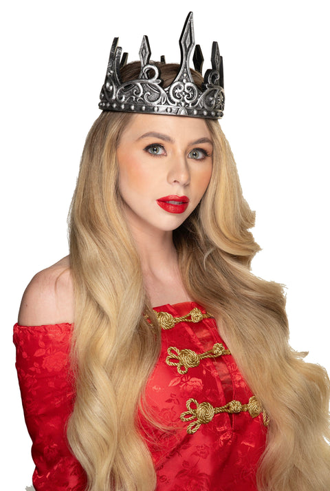 Couronne de reine argentée