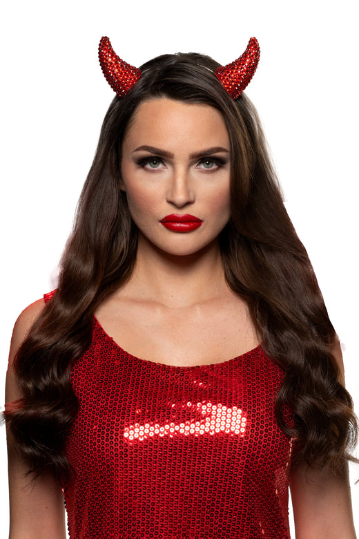 Devil's horn rhinestones