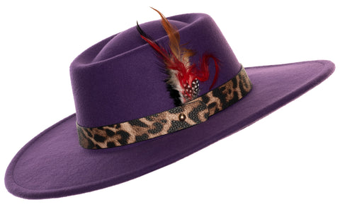 Chapeau pimp mauve
