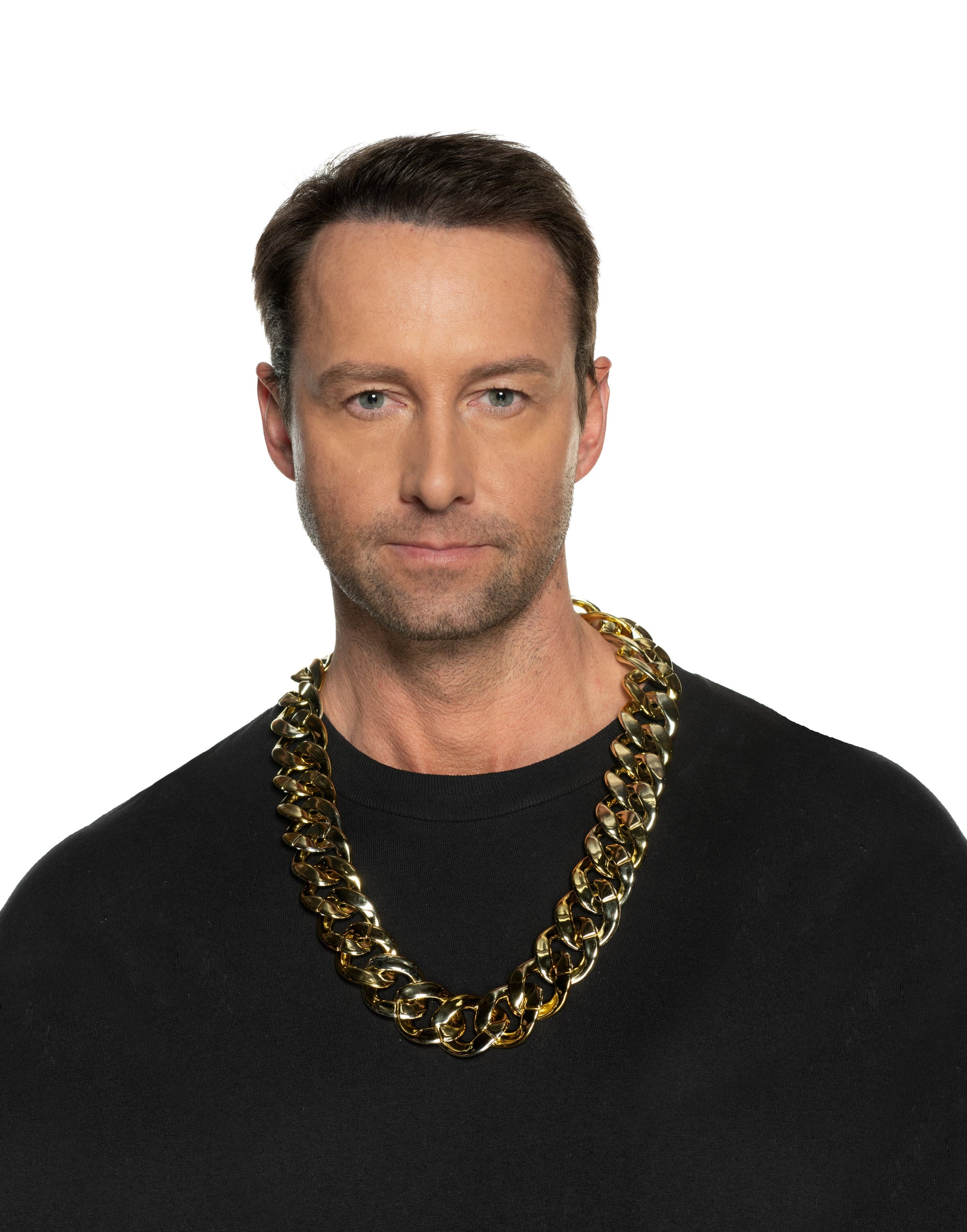 Large golden hip-hop chain