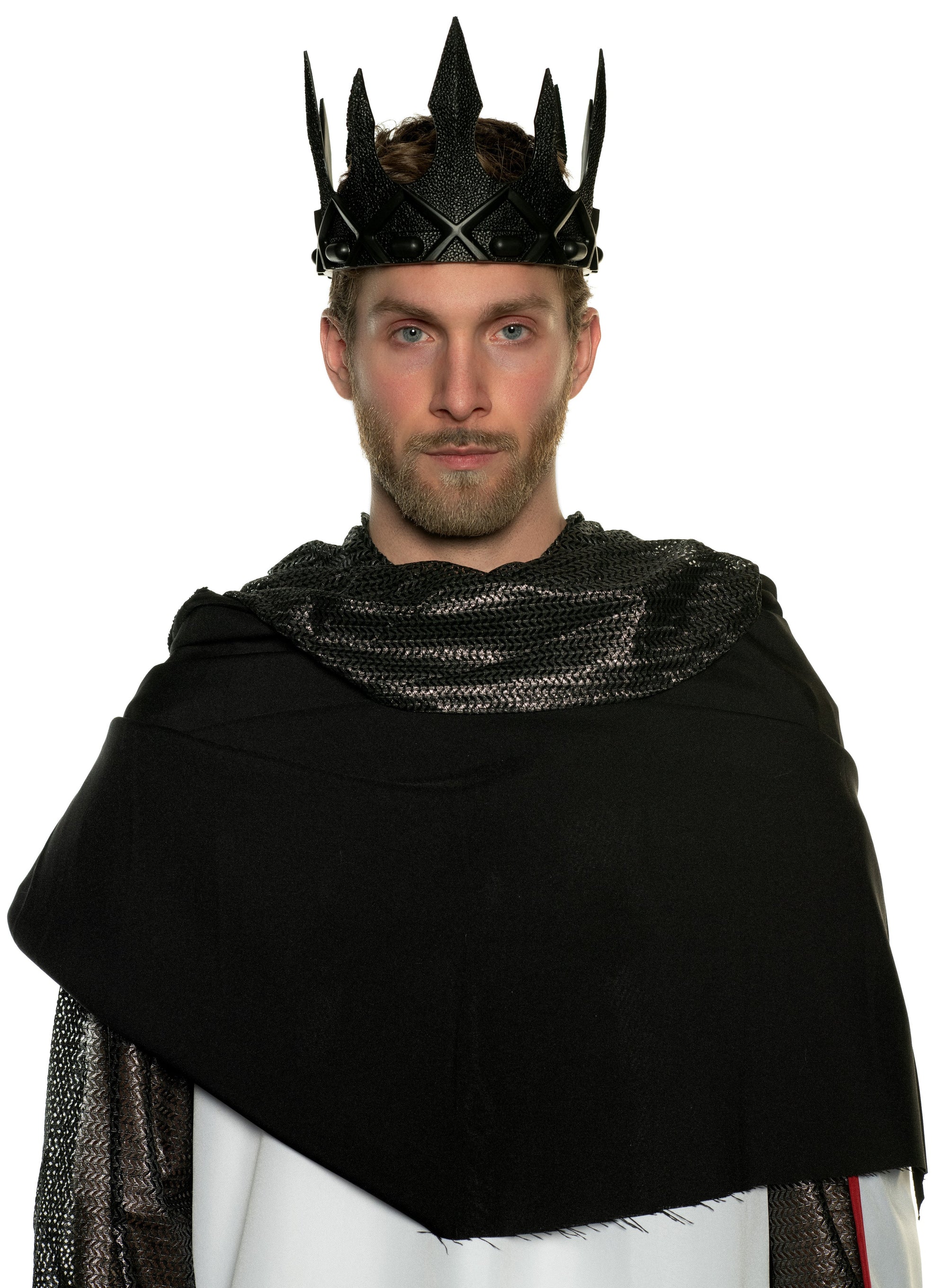 Black foam crown evil king