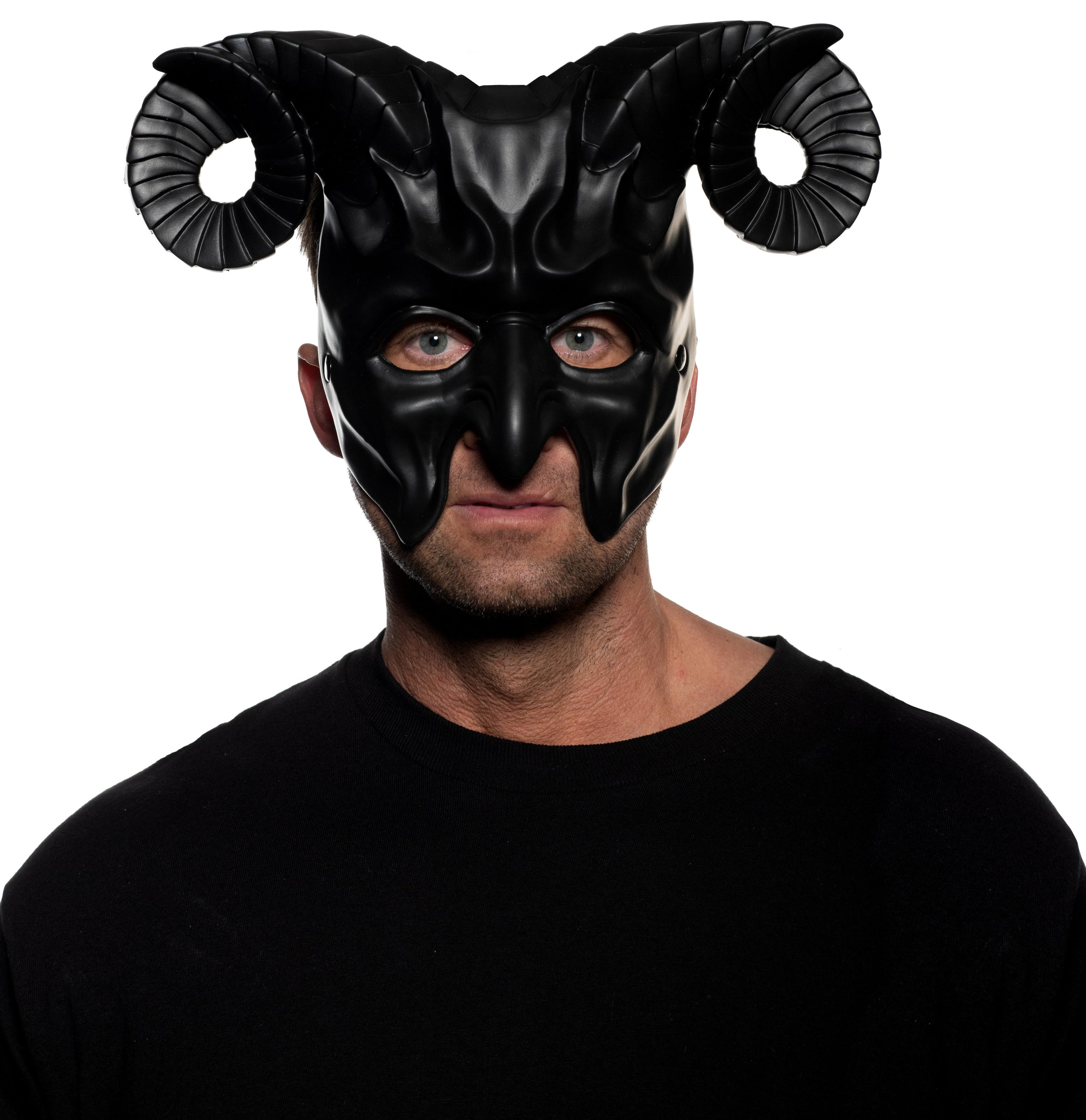 Half-mask black devil foam