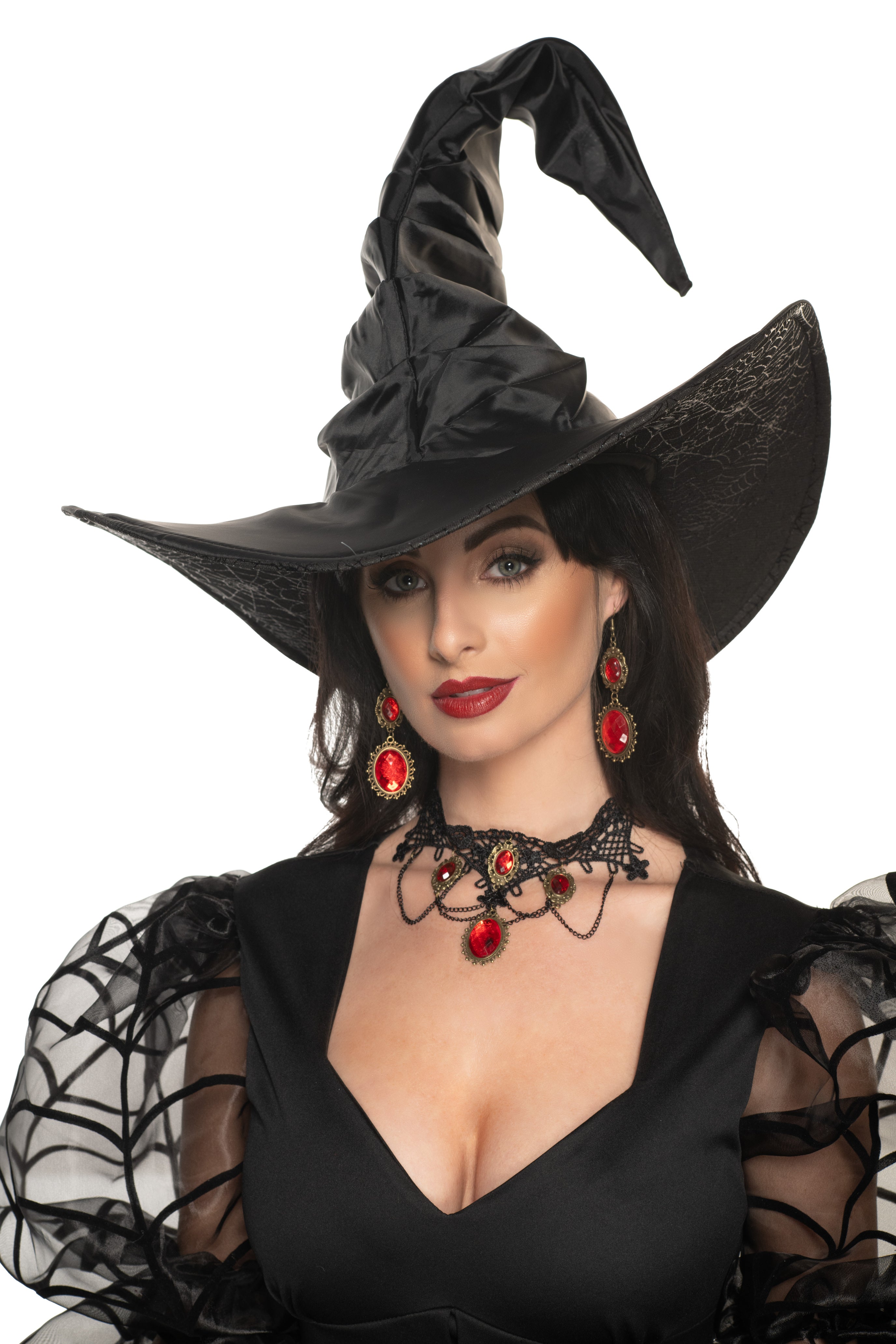 Parure vampire collier et boucles d’oreilles