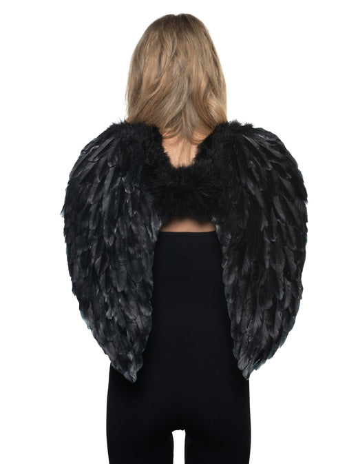 Ailes ange en plumes noires