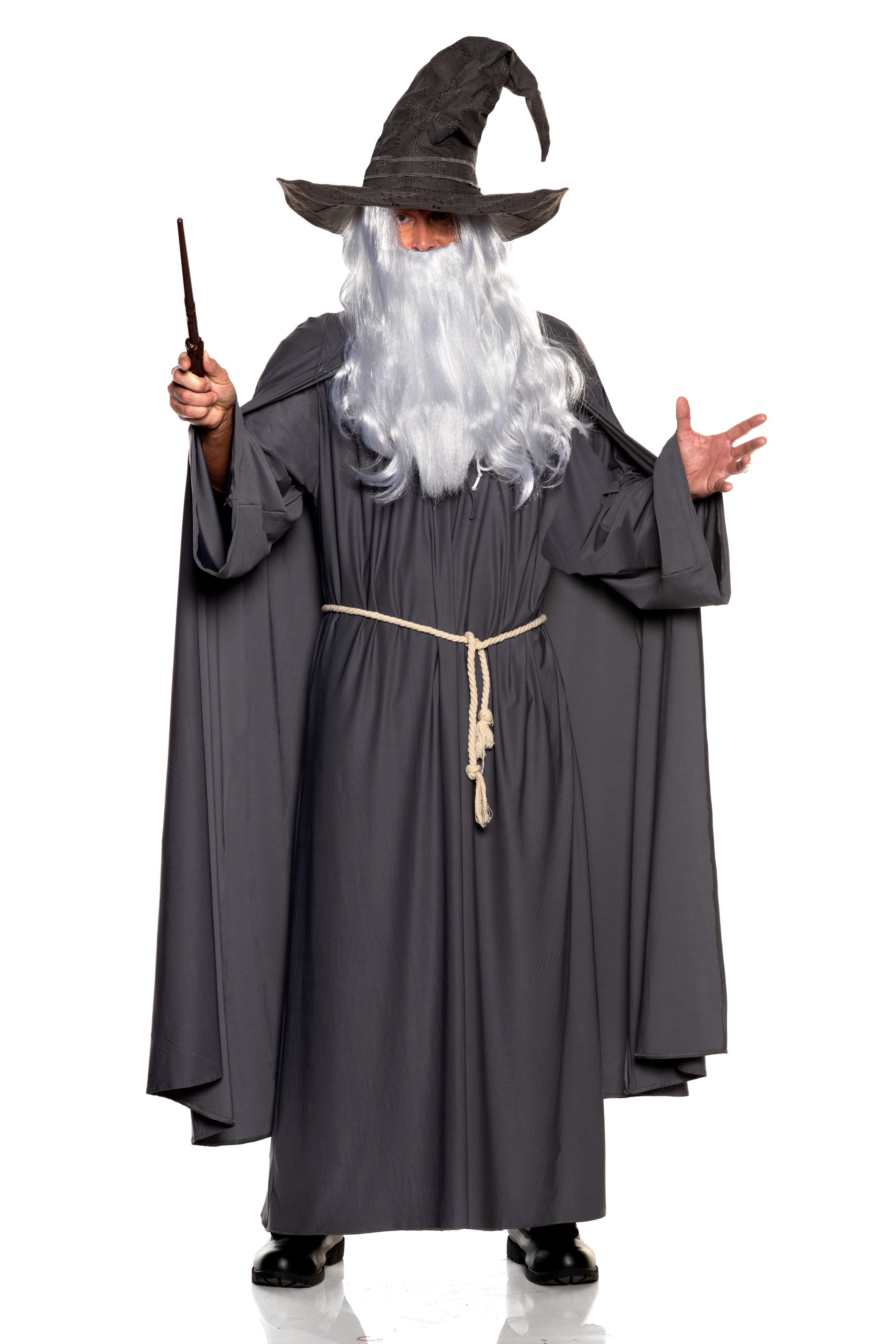 Gray wizard costume - Adult