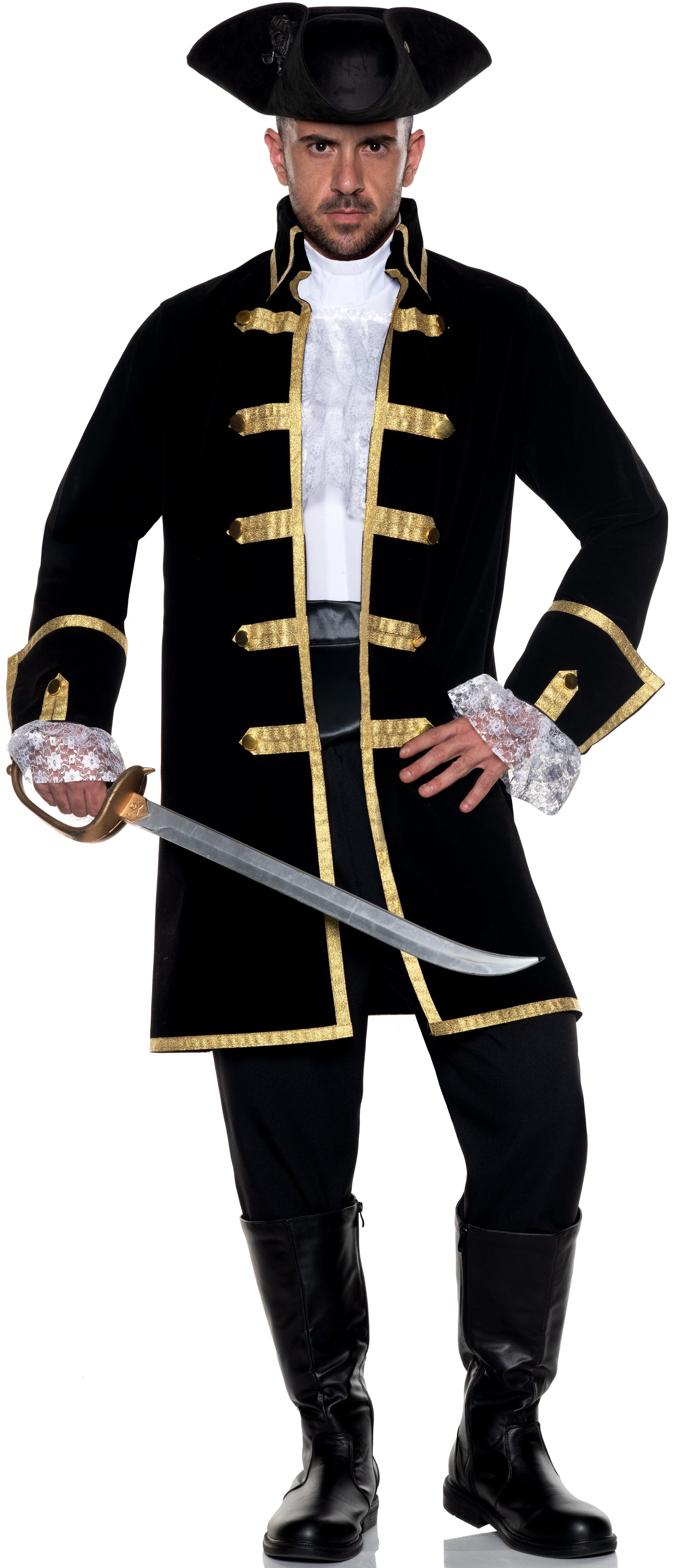 Capitaine pirate - Noir