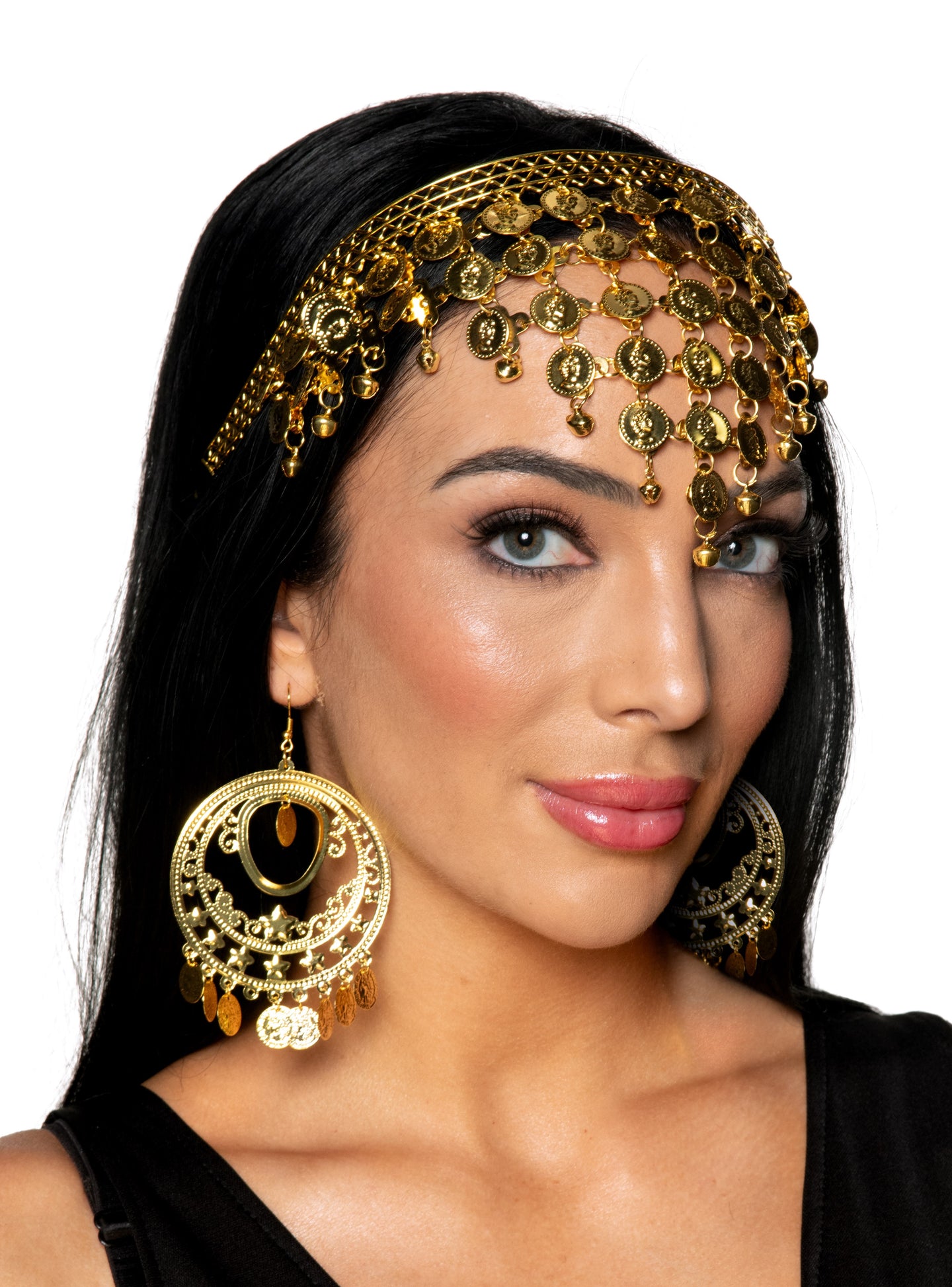 Ensemble serre-tête et boucles d’oreilles bohémien