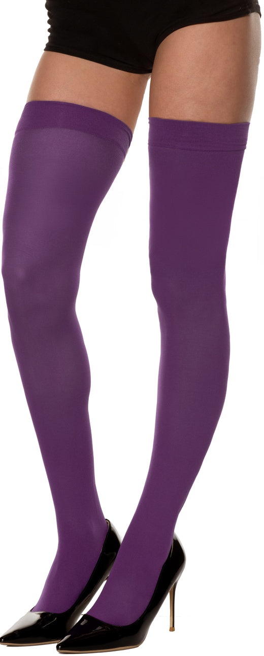 Bas cuisse haute - Mauve
