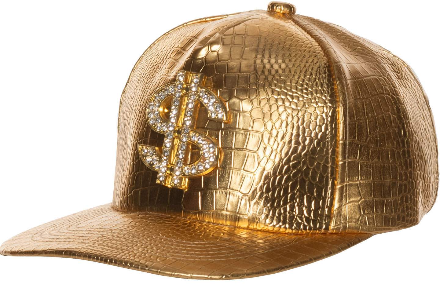 Casquette hip-hop métallique