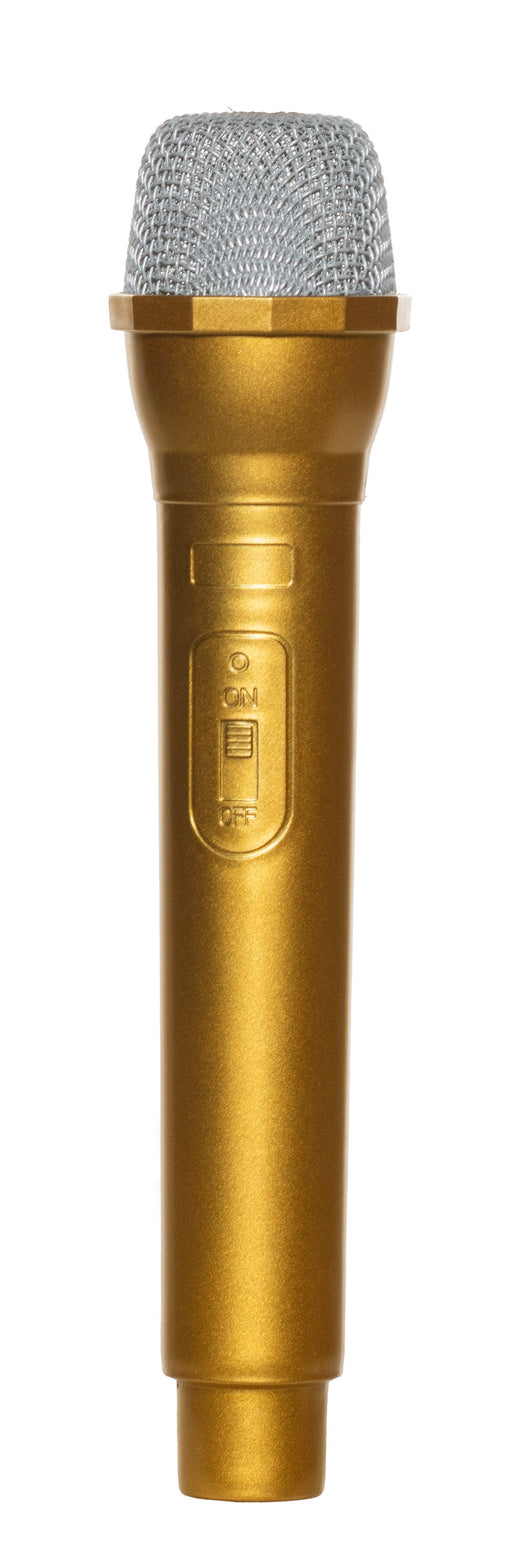 Microphone doré