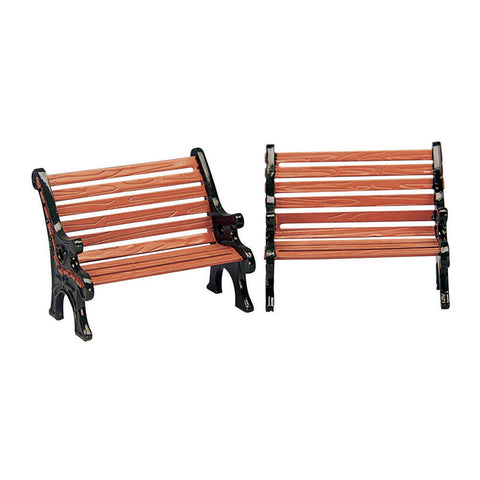 Park bench, set of 2 - Lemax Village