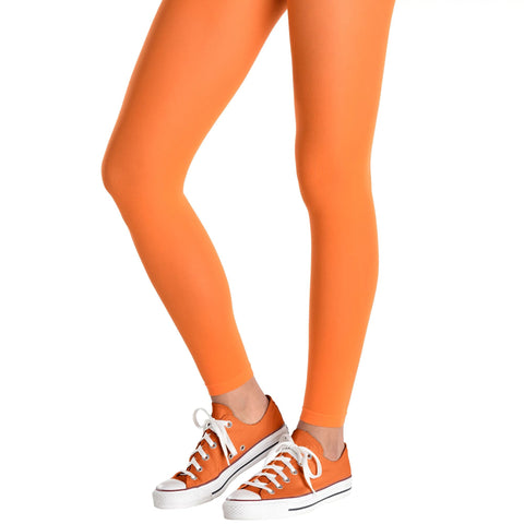 Collants Sans Pieds - Orange