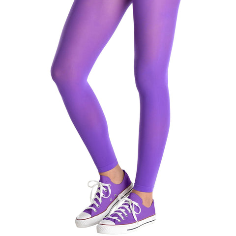 Collants Sans Pieds - Violet