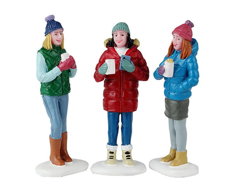 Hot chocolate with friends, set of 3 - Village Lemax