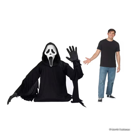 Ghost Face® Waving Grave Breaker™ Halloween Decoration - 4 ft