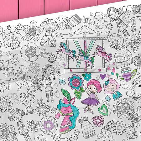 Coloriage géant - Les princesses - PiCO Tatoo