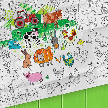 Coloriage géant - La ferme - PiCO Tatoo