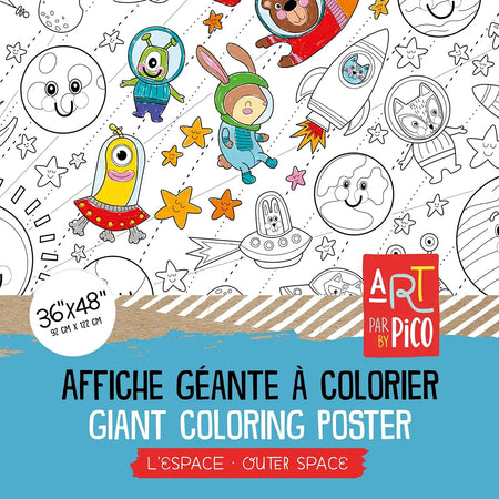 Giant coloring - Space - PiCO Tatoo