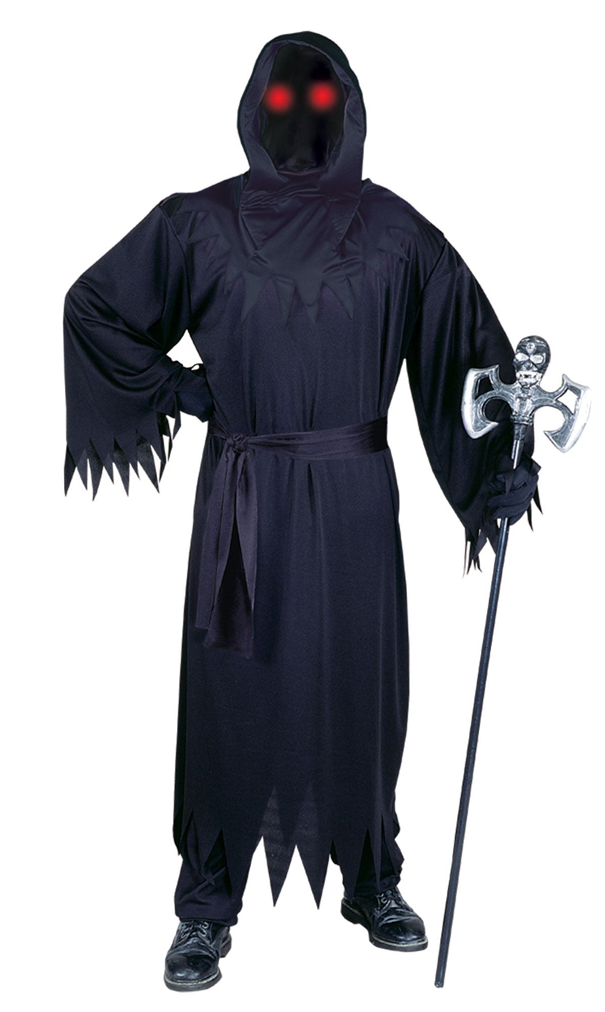 Unknown ghost costume with blinking eyes - Adult