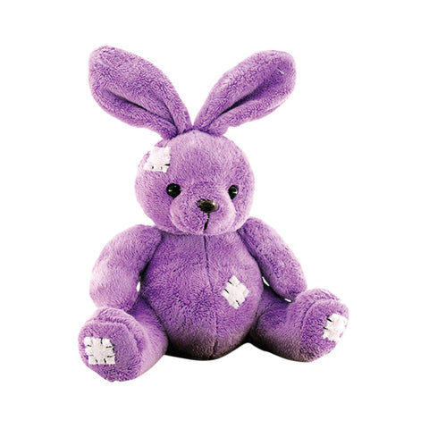 Small purple rabbit plush toy