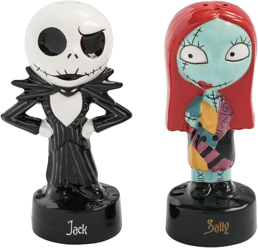 NBC Jack & Sally Sculpted Salt & Pepper Set