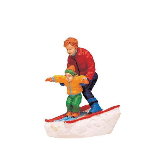 Ski père et fils - Village Lemax