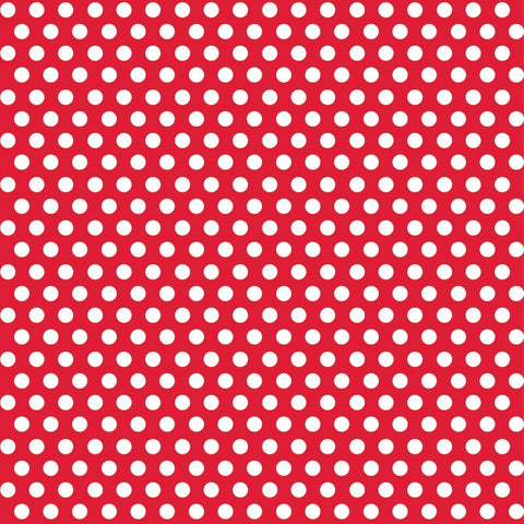 Ruby Red Dots Gift Wrap  30 x 5 ft"