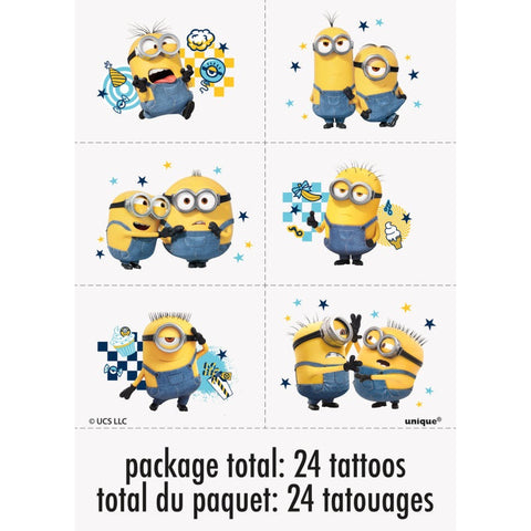 Tattoo Sheets - Minions (4/pkg)