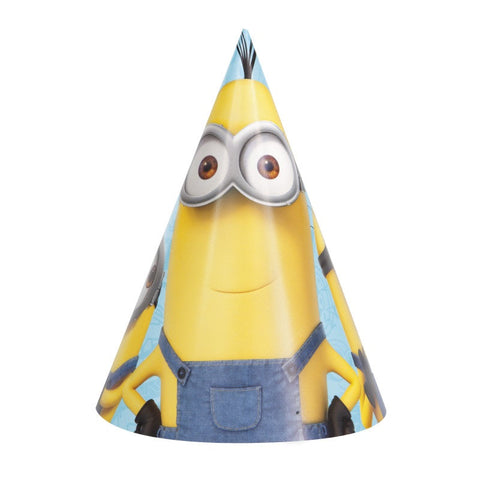 Party Hats - Minions (8/pkg)