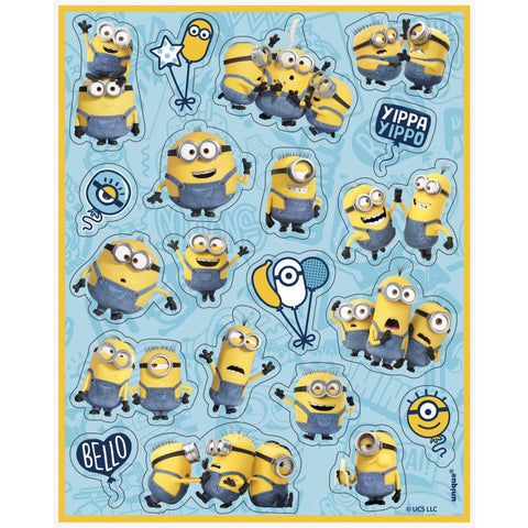 Sticker Sheet - Minions (4/in)