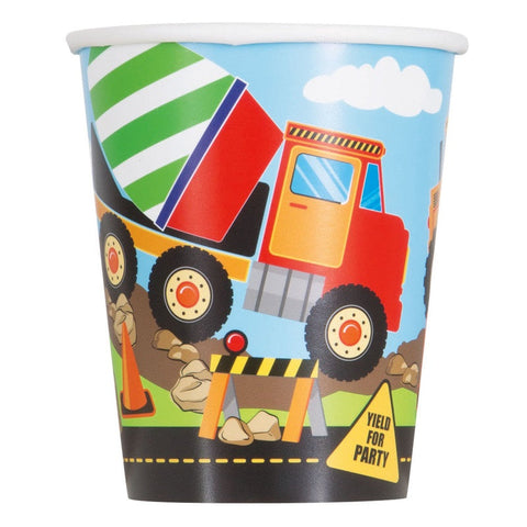 9oz Paper Cups - Construction (8/pkg)