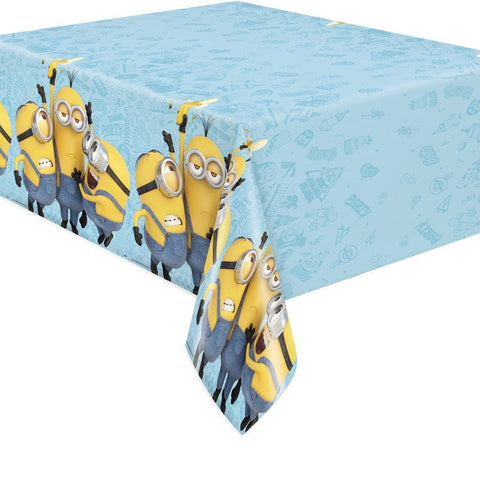 Plastic Tablecloth (54x84") - Minions