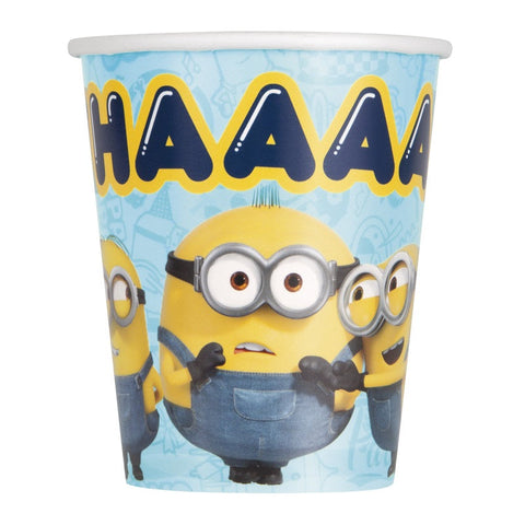 9oz Paper Cups - Minions (8/pkg)