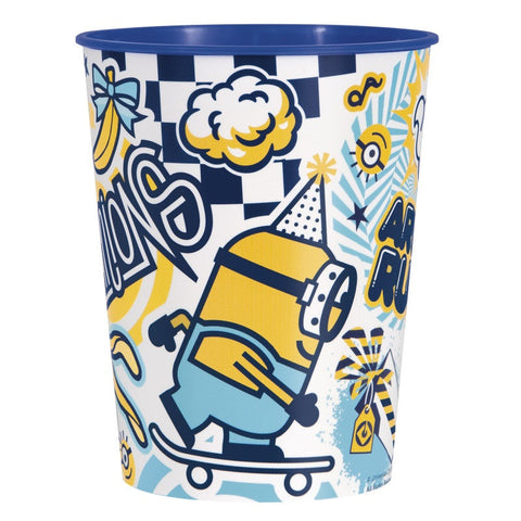 Reusable plastic cup 16oz - Minions