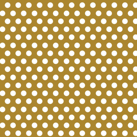 Gold Dots Gift Wrap  30 x 5 ft"