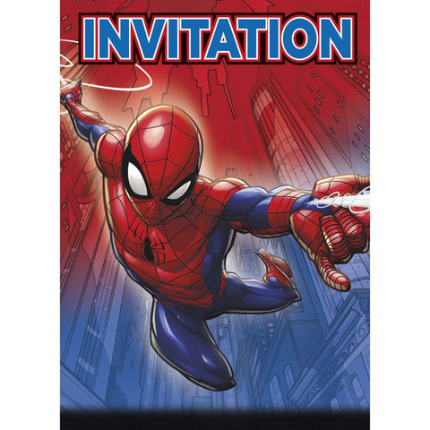 Spider-Man Invitations  8ct