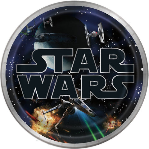 9in Paper Dinner Plates - Star Wars (8/pkg)