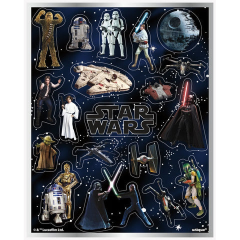 Sticker Sheet - Star Wars (4/pkg)