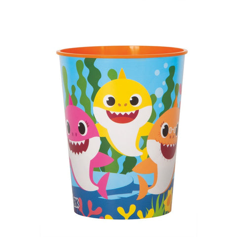 Baby Shark 16oz Plastic Stadium Cup