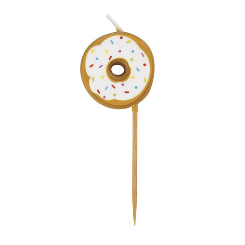 Donut Pick Birthday Candles  6ct